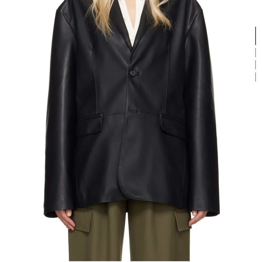 The Frankie Shop Black Blazer Tailored Suit Jacket